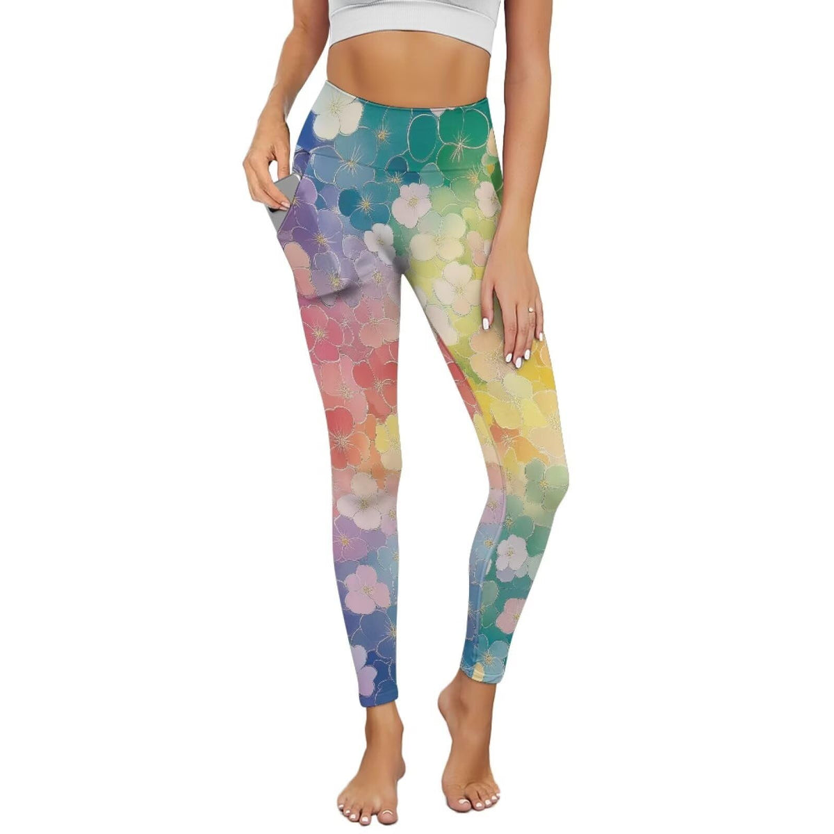 Leggings taille haute pour femmes, pantalon de yoga gainant, leggings de sport pour filles